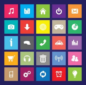Web color icon Stock Illustration