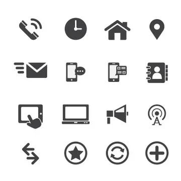 Web communication icon Stock Illustration