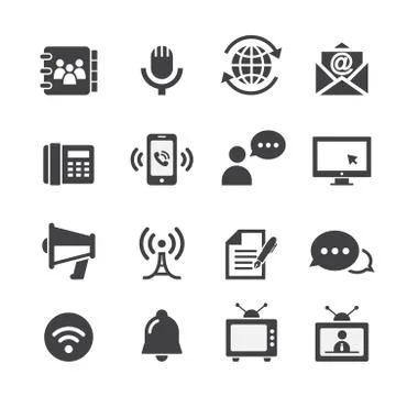 Web communication icon Stock Illustration