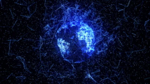 Web Communications Planet Stock Footage 67200667