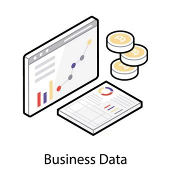 Web concept, isometric icon of web analysis Stock Illustration