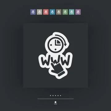 Web connection icon イラスト素材