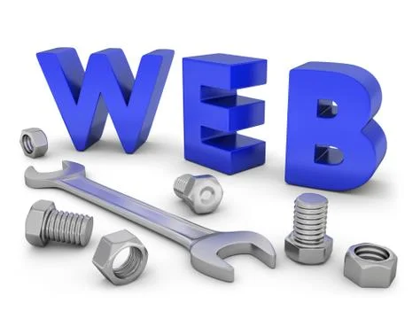 Web construction Stock Illustration