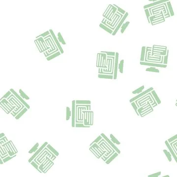 Web conversation chat glyph vector seamless pattern Illustrazione stock