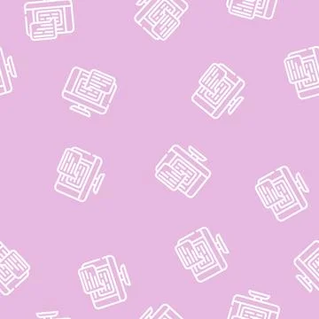 Web conversation chat line vector seamless pattern 스톡 일러스트