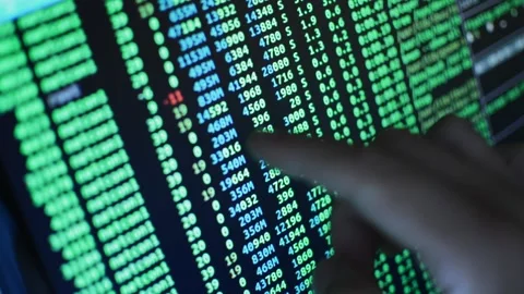 Web data developer coding and programming a web software Stock Footage 201595715