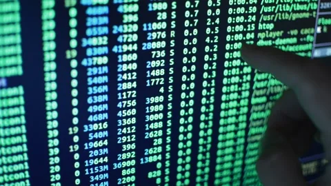 Web data developer coding and programming a web software Stock Footage 201595778