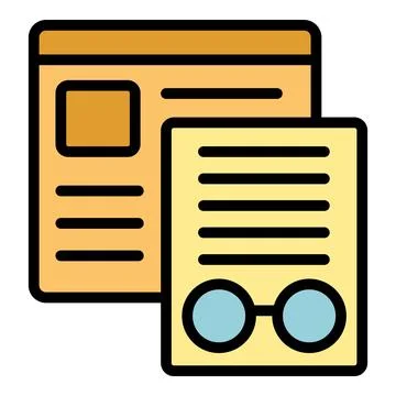 Web data icon vector flat Stockillustratie