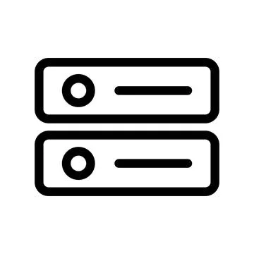 Web data server. Data hosting. Vector. Stock Illustration