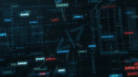 Web design and development concept Stock Footage 261501036
