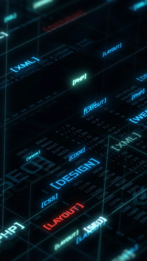 Web design and development concept Stock Footage 301513490