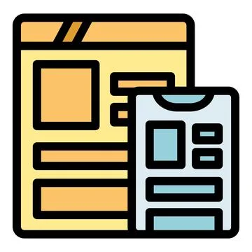 Web design and mobile app development creating seamless user experience イラスト素材