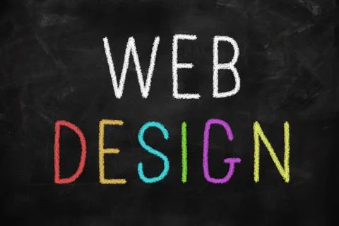 Web design colorful concept Stock-Illustration