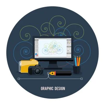 Web design concept Stock Illustration