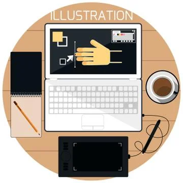 Web design concept Illustrazione stock