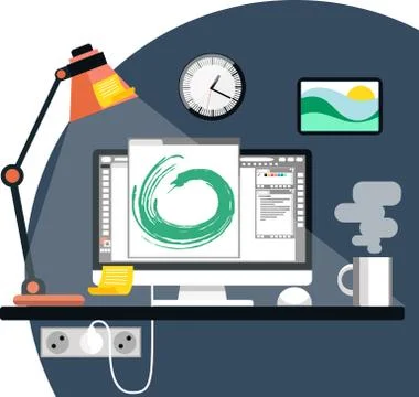 Web design concept Illustrazione stock