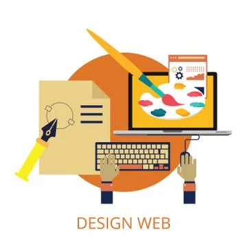 Web Design concept Stock Illustration