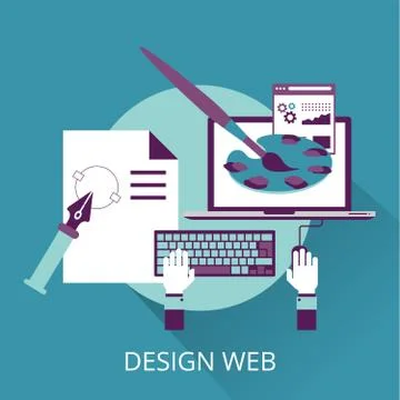 Web Design concept Stock Illustration