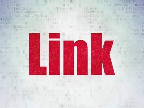 Web design concept: Link on Digital Paper background Stock Illustration