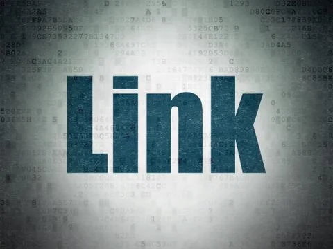 Web design concept: Link on Digital Paper background Stock-Illustration