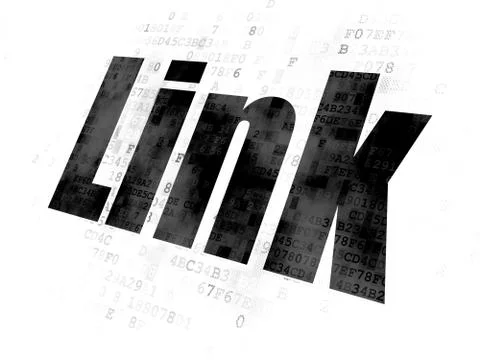 Web design concept: Link on Digital background Stock-Illustration