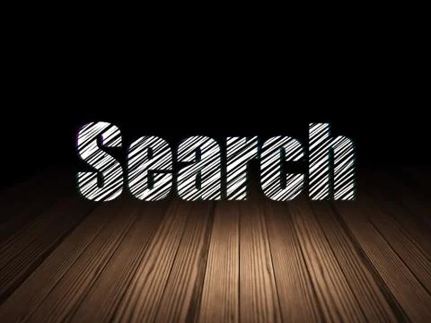 Web design concept: Search in grunge dark room イラスト素材