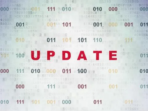 Web design concept: Update on Digital Data Paper background イラスト素材