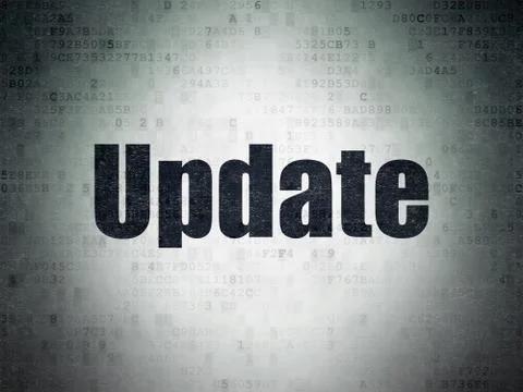 Web design concept: Update on Digital Data Paper background 库存插图