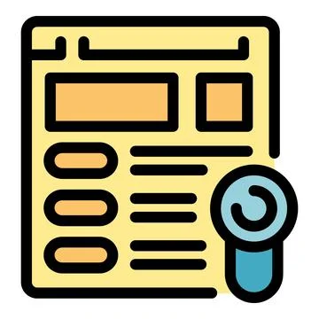 Web design creating interactive online platform with content management syste 스톡 일러스트