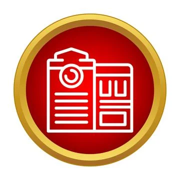 Web design development page layout icon concept Stock Illustration