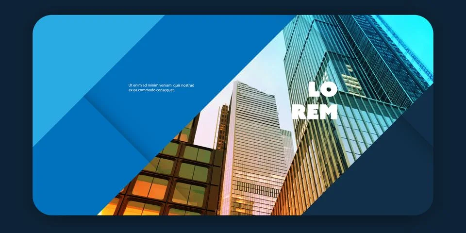 Web Design Elements - Header or Banner, Multi Purpose Design Template with .. Stock Illustration