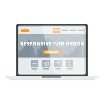 Web design engine icon cartoon vector. Service marketing 库存插图