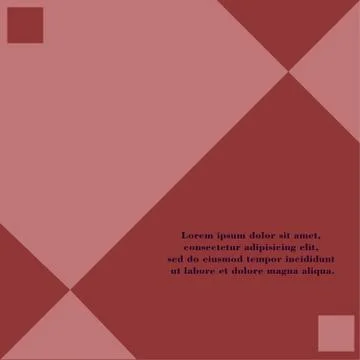 Web design a flat geometric background message board for text Stock Illustration