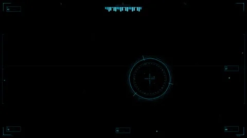 Web design hud animation set in a futuristic space environment for digital Stock Footage 329023626