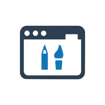 Web Design Icon Stock Illustration