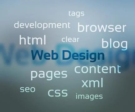 Web design Stock Illustration