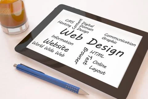 Web Design Stock-Illustration