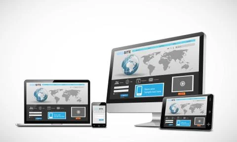 Web design Stock Illustration