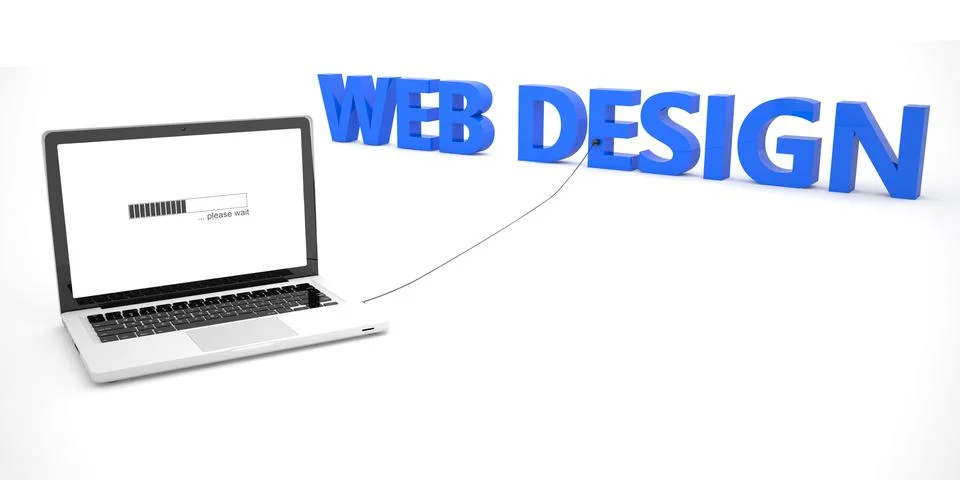 Web Design Stock-Illustration