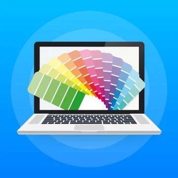 Web design illustration. Concept of creating websites, designed banners for u Stockillustratie