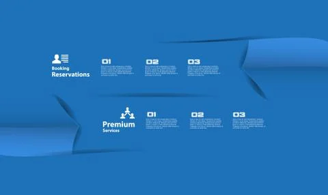 Web design, infographics Stock Illustration