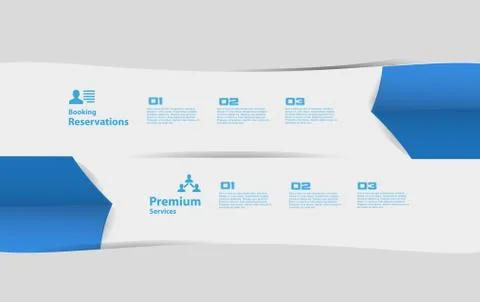 Web design, infographics Stock Illustration