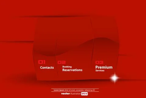 Web design, infographics Stock Illustration