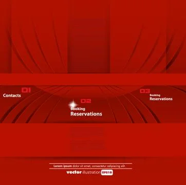 Web design, infographics Stock Illustration