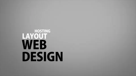 Web Design Kinetic Stock Footage 65983682