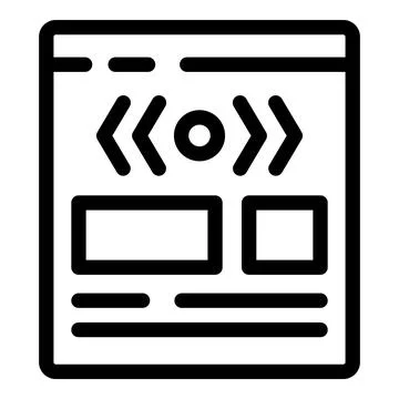 Web design layout showing concept of responsive website Stock Illustration