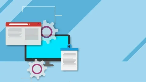 Web design motion graphic animation Stock Footage 122680643