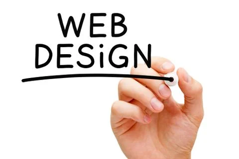 Web design Foto stock