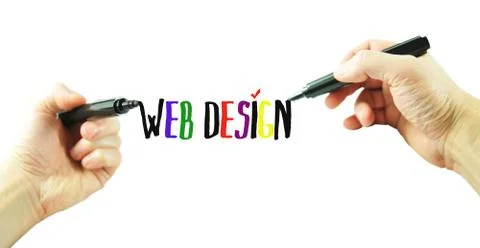 Web design Foto stock
