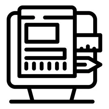 Web design process being created on desktop computer with pencil and ruler tools 스톡 일러스트